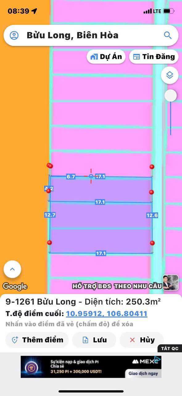 Đất nền liền kề KDC Bửu Long Biên Hòa 71m² giá 3.2 tỷ - Sổ đỏ chính chủ