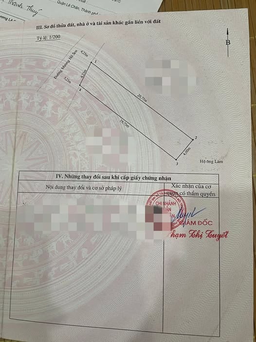 Đất nền Mương Hồ Sen Lê Chân Hải Phòng 81m² giá 6.35 tỷ - Sổ đỏ chính chủ, sang tên nhanh chóng!