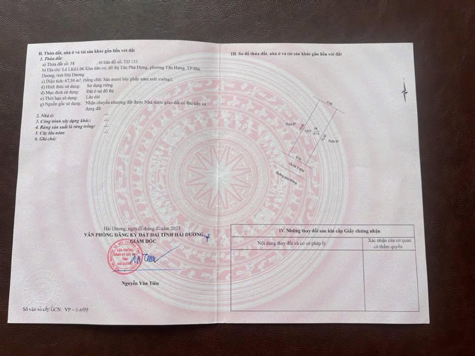 Đất nền Khu đô thị mới Tân Phú Hưng 67m² giá 3 tỷ - Đầu tư sinh lời ngay!