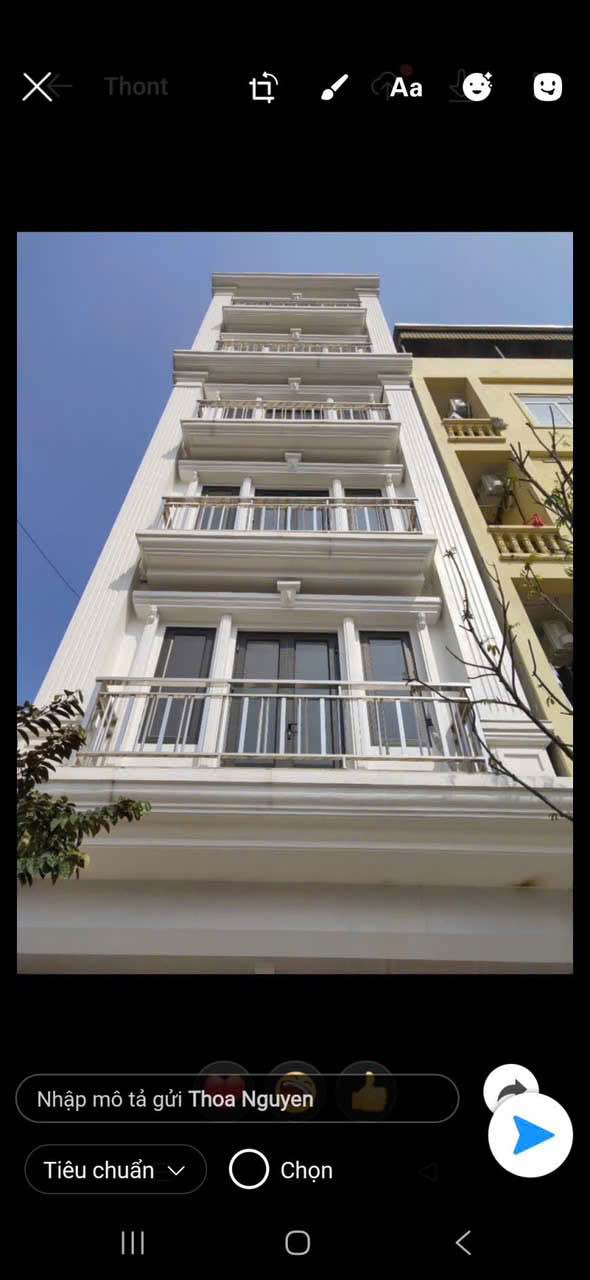 Nhà mặt phố Trần Phú, Hà Đông 7 tầng, 55m² - Giá thuê chỉ 18 triệu/tháng!