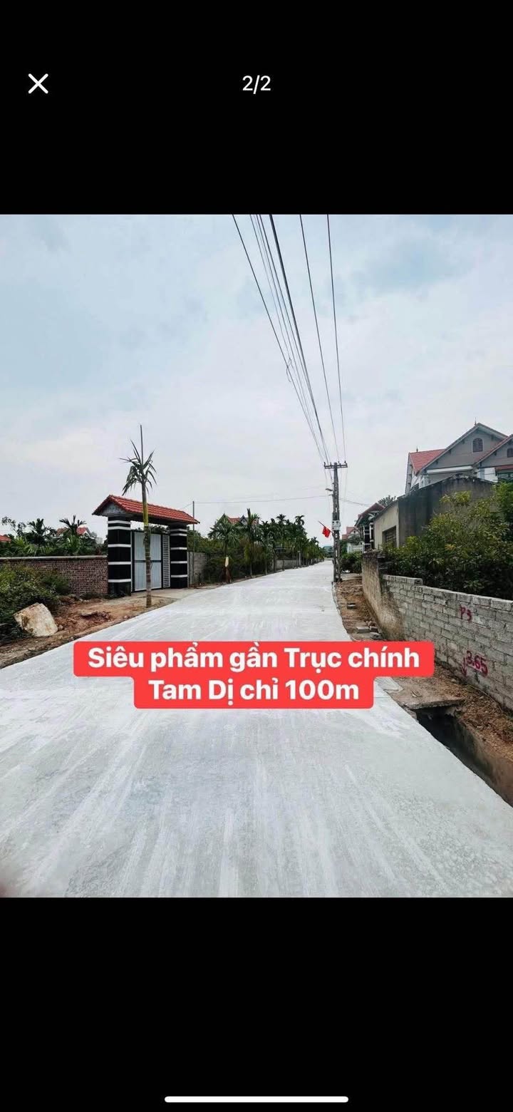 Đất nền Tam Dị, Lục Nam 200m² - Sổ đỏ chính chủ, giá đầu tư hấp dẫn!