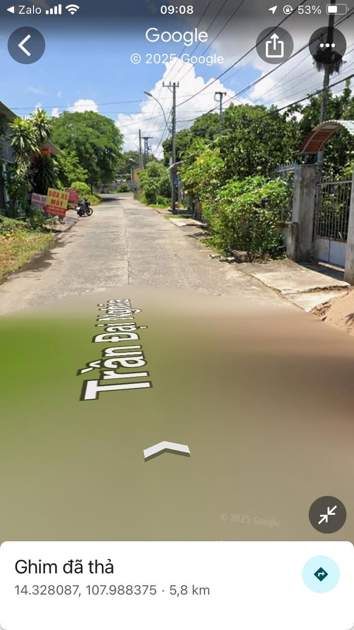 Đất nền đường Trần Đại Nghĩa, phường Nguyễn Trãi, Kon Tum 375m² - Hướng Đông phù hợp để đầu tư!