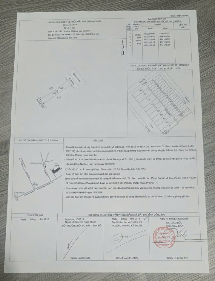 Đất nền Biên Hòa 104m² giá 1.3 tỷ - Lô đất đẹp, dễ xây dựng!