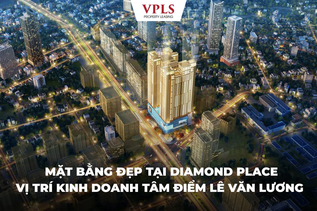 Shophouse cho thuê tại Diamond Place, Lê Văn Lương - Vị trí kinh doanh đắc địa!