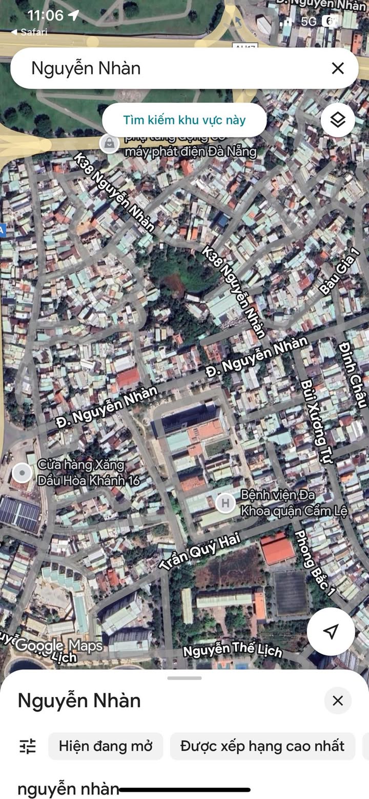 Đất kinh doanh đường Nguyễn Nhàn, quận Cẩm Lệ, 266m² giá 13.5 tỷ - Tiềm năng sinh lời cao!