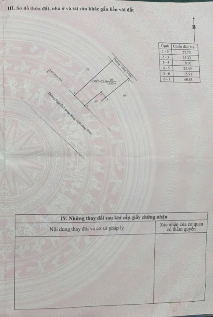 Đất 2 mặt tiền Nguyễn Lương Bằng Tân Lập 1350m² giá 22 tỷ - Cơ hội đầu tư vàng!