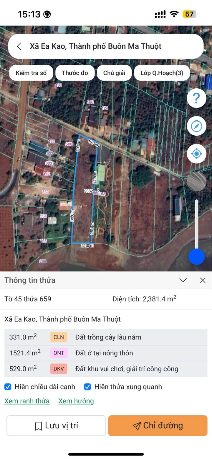 Lô đất Ea Kao Buôn Ma Thuột 2373m² giá 4.5 tỷ - Cơ hội đầu tư hấp dẫn!