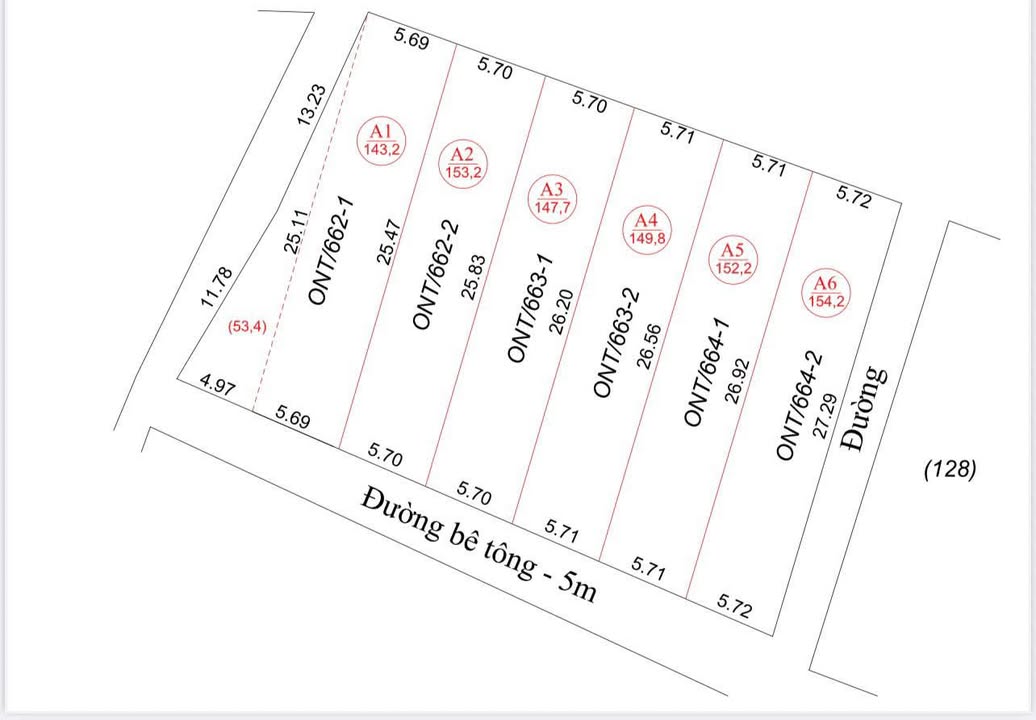 Đất nền khu phố 5 Nam Lĩnh 150m² giá 720 triệu - Đầu tư sinh lời ngay!