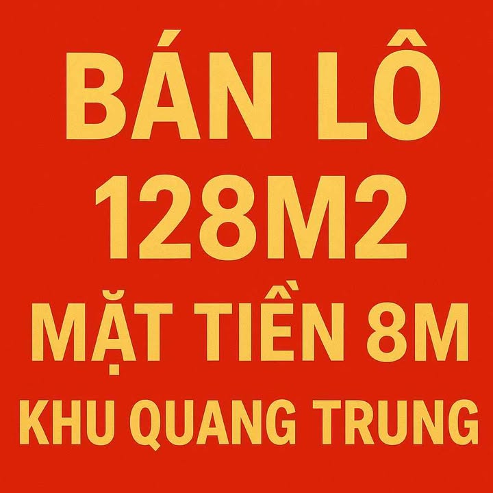 Đất nền Mạo Khê Đông Triều 128m² giá chỉ 1 tỷ - Cần bán gấp!