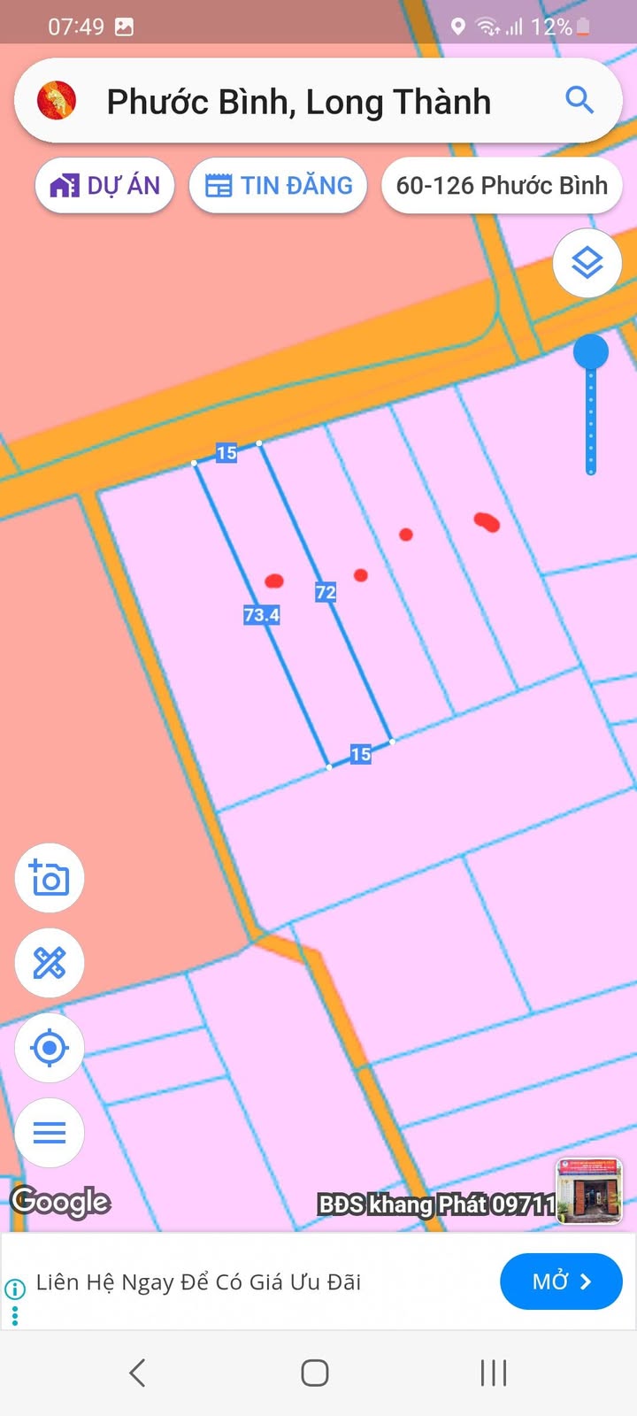 Đất thổ cư ấp 2 Phước Bình, Long Thành 2880m² giá từ 4.5 tỷ - Cơ hội đầu tư hấp dẫn!