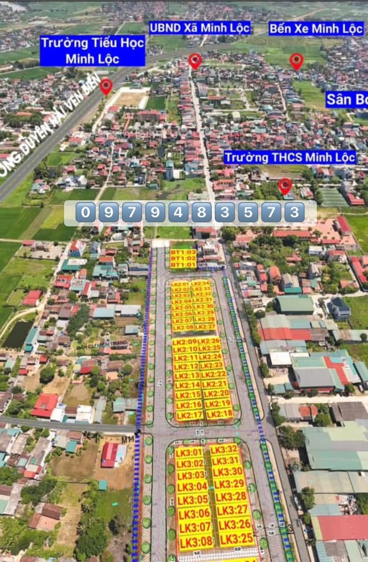 Đất nền kinh doanh Minh Lộc - 120m² giá thỏa thuận - Đầu tư sinh lời cao!