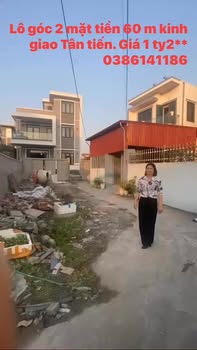 Đất nền lô góc 60m² tại Kinh Giao, Tân Tiến, An Dương - Giá thỏa thuận hấp dẫn!