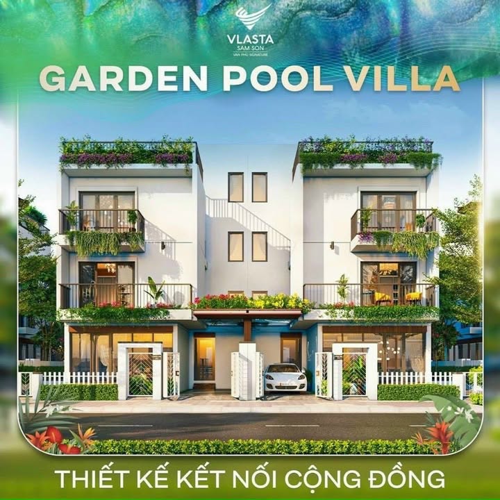 Biệt thự NV03 198m² Dự án Vlasta Sầm Sơn giá 9 tỷ - Cơ hội đầu tư hấp dẫn!