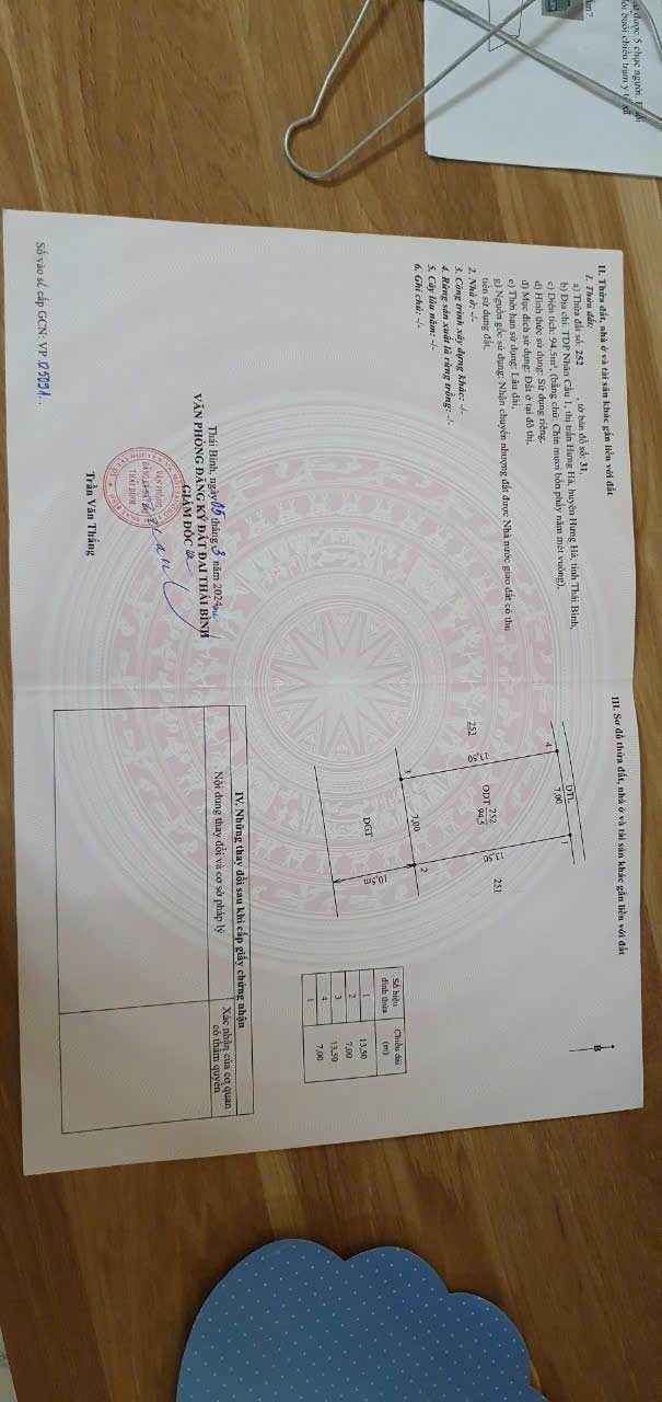 Đất nền Nhân Cầu 1, Thị trấn Hưng Hà 94,5m² - Cơ hội đầu tư tuyệt vời!
