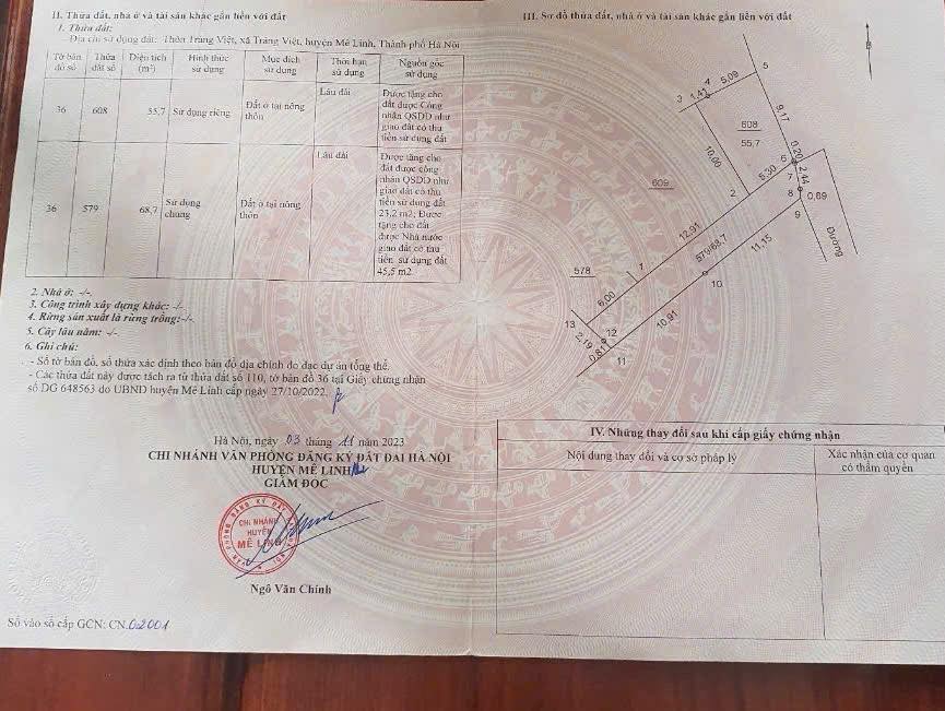 Đất nền Tráng Việt, Mê Linh 55.7m² giá thỏa thuận - Đầu tư sinh lời, gần trung tâm!