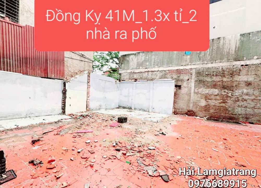 Đất nền phố Di Tích, Đồng Kỵ, Từ Sơn 40m² giá chỉ 1.3 tỷ - Cơ hội đầu tư tuyệt vời!