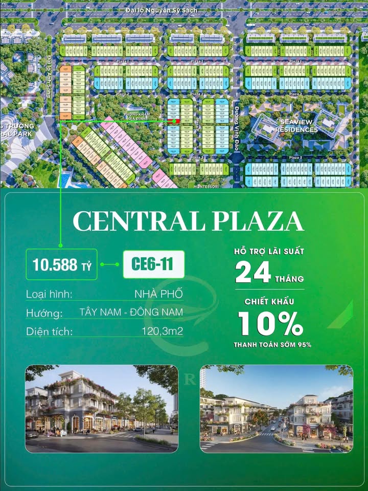 Shophouse Vinh 120,3m² giá 10.588 tỷ - Vị trí vàng kinh doanh!