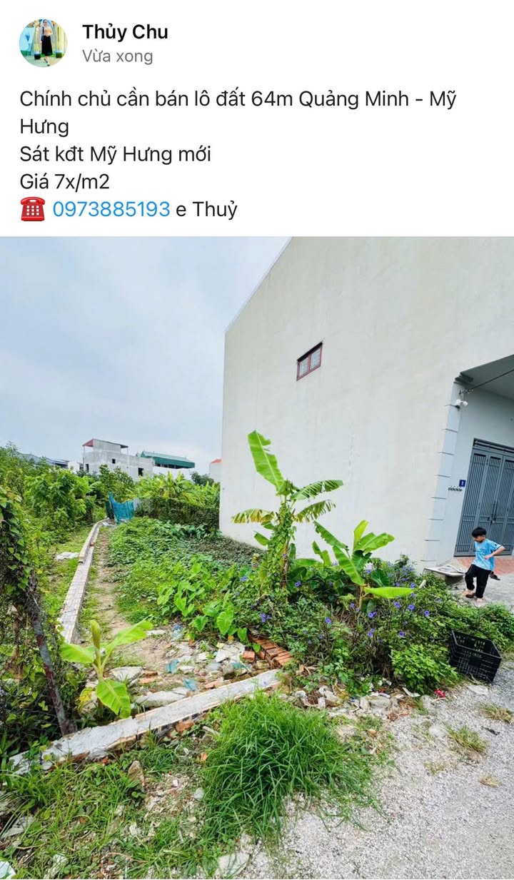 Đất nền Mỹ Hưng Thanh Oai 64m² giá chỉ 70 triệu - Đường thông thoáng, thuận tiện!