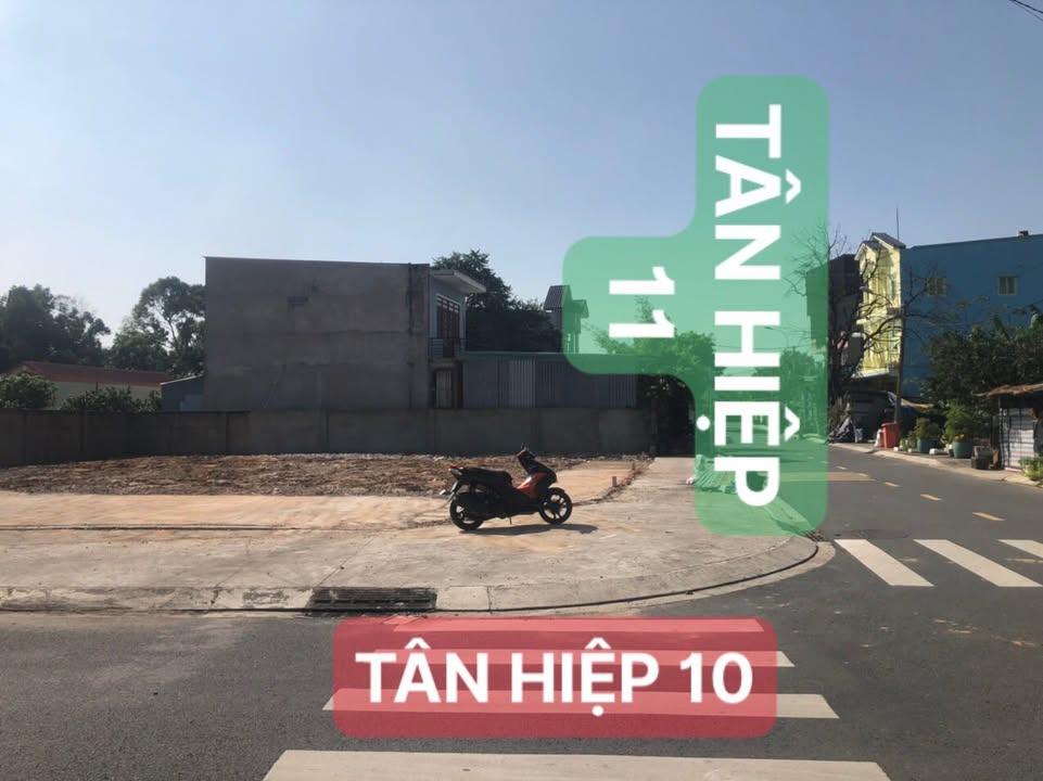Đất mặt tiền đường Tân Hiệp 11, Hóc Môn, 100m² giá 3.48 tỷ - Sổ hồng chính chủ!