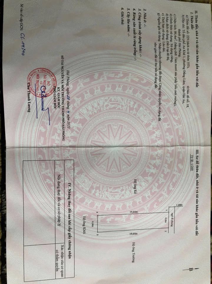 Đất nền Đằng Lâm 86m² giá 3 tỷ - Ngõ ô tô vào tận nơi!