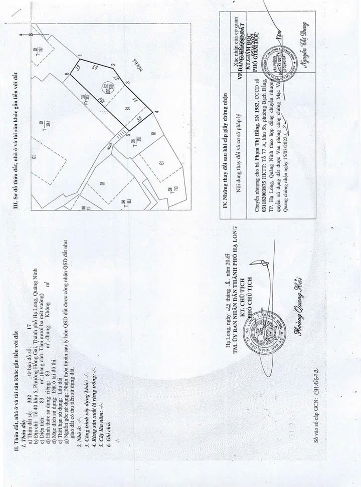 Đất nền Hạ Long 80m² giá 1 tỷ - Gần trường TH Hồng Gai, xây nhà ở ngay!