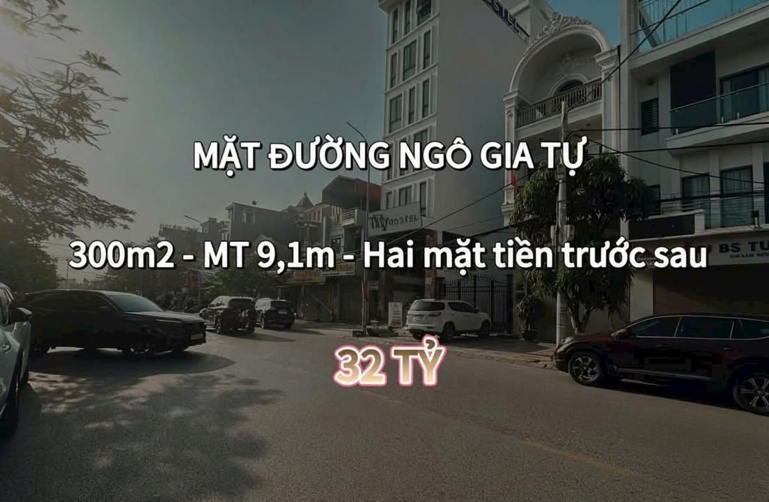 Lô Đất 300m² Mặt Đường Ngô Gia Tự, Hải Phòng - Cơ Hội Đầu Tư Lợi Nhuận Cao!