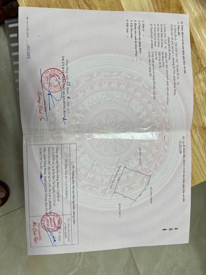 Đất nền Sở Dầu, Hồng Bàng 71,8m² giá tốt - Cơ hội đầu tư hấp dẫn!