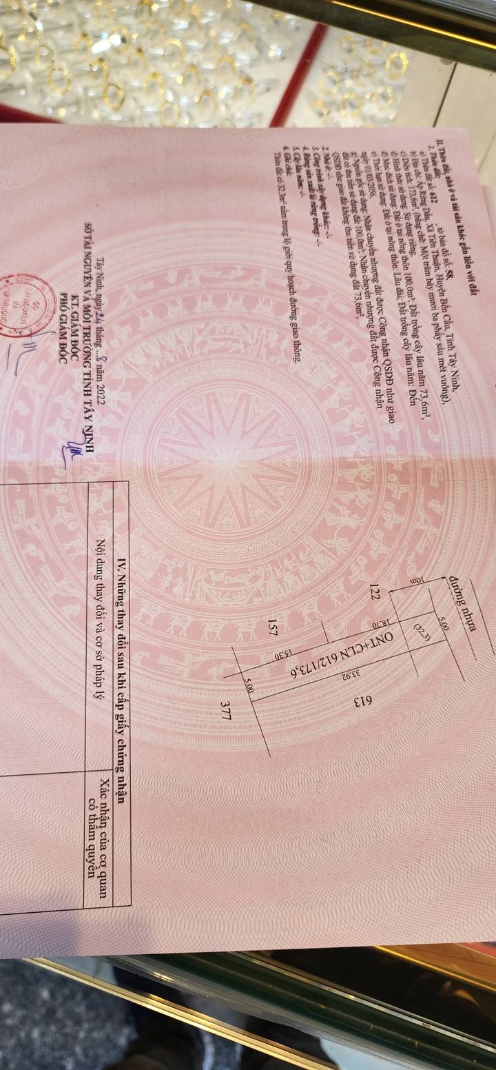 Đất thổ cư 170m² Tiên Thuận, Bến Cầu - Mặt tiền đường nhựa 10m, giá thỏa thuận!