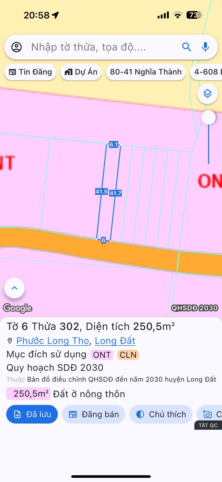 Đất nền Đất Đỏ Bà Rịa - Vũng Tàu 250.5m² giá 830 triệu - Đầu tư sinh lời ngay!