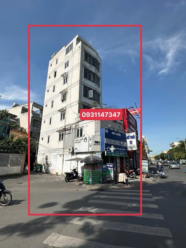 Cho thuê tòa nhà mặt tiền Phan Văn Trị, Gò Vấp 1 trệt 6 lầu - Căn góc, thang máy