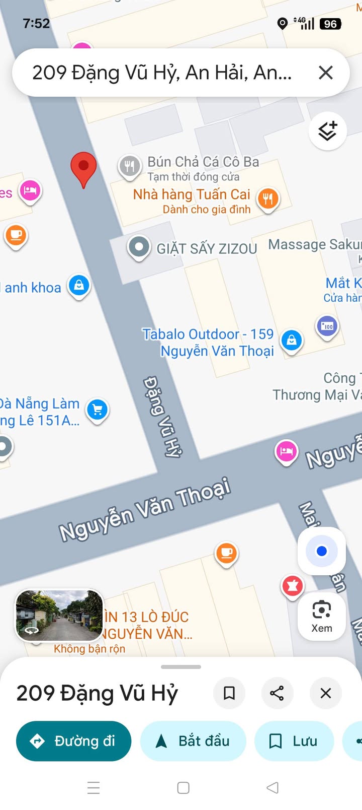 Nhà 2 tầng Đặng Vũ Hỷ, Sơn Trà, Đà Nẵng 119m² giá 22.5 tỷ - Pháp lý rõ ràng!