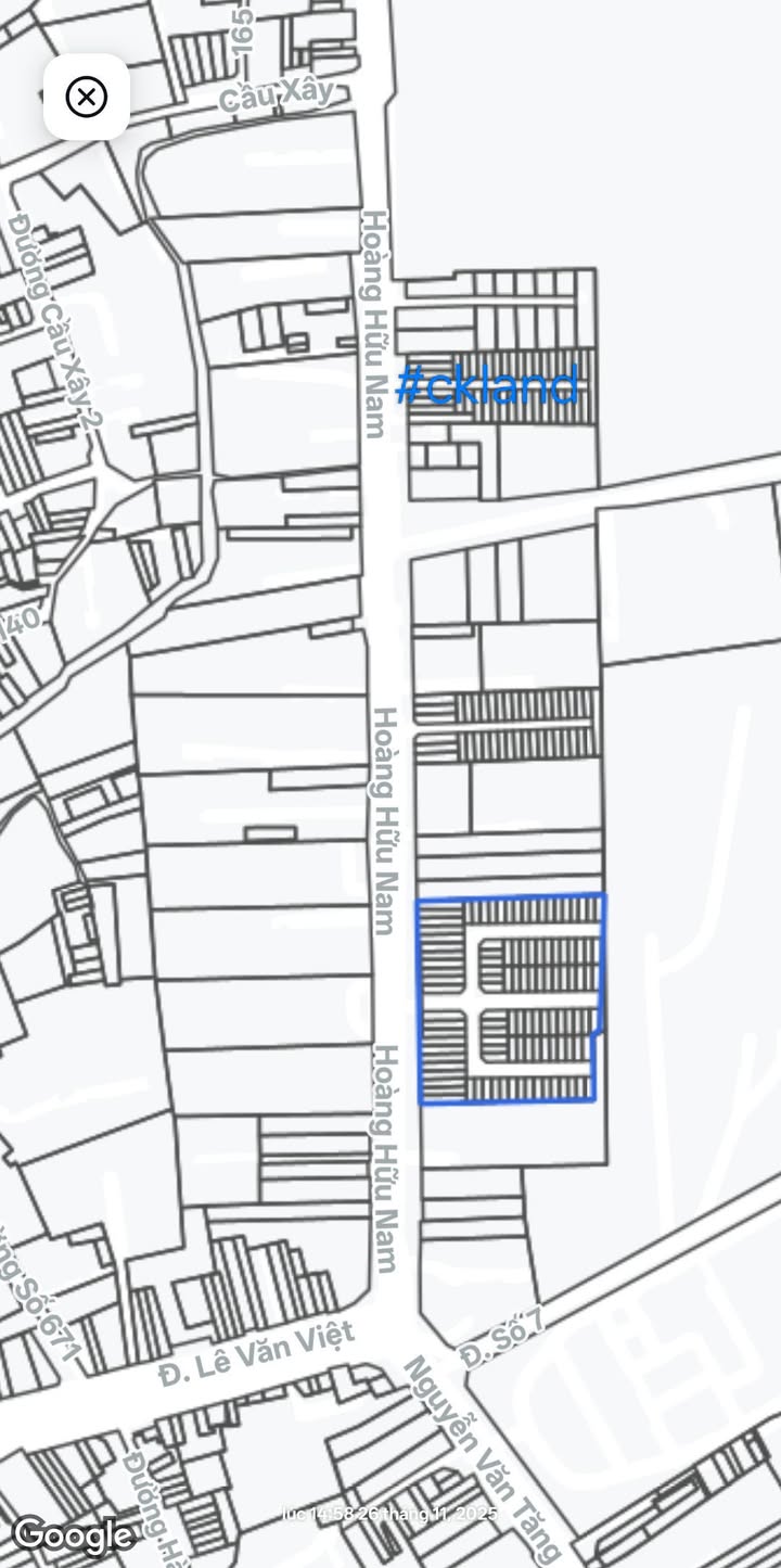 Đất nền mặt tiền kinh doanh Hoàng Hữu Nam 395.3m² giá 24 tỷ - Cơ hội đầu tư tuyệt vời!