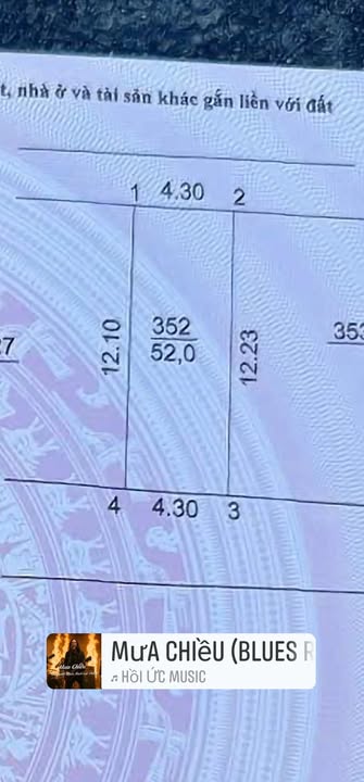 Đất nền Võng Xuyên, Phúc Thọ 52m² giá chỉ 4x triệu - Cơ hội đầu tư hấp dẫn!