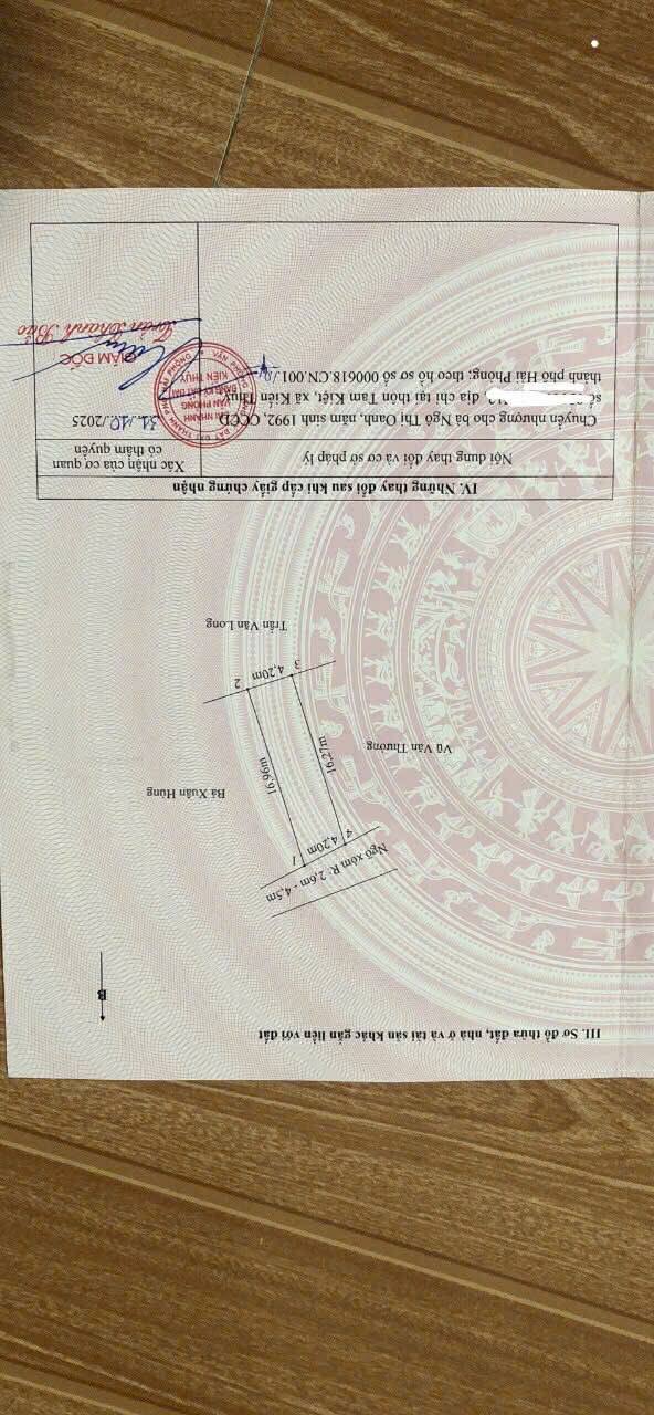 Bán lô đất thôn Hòa Nhất, xã Ngũ Đoan, 69m² giá thỏa thuận - Đầu tư tiềm năng!