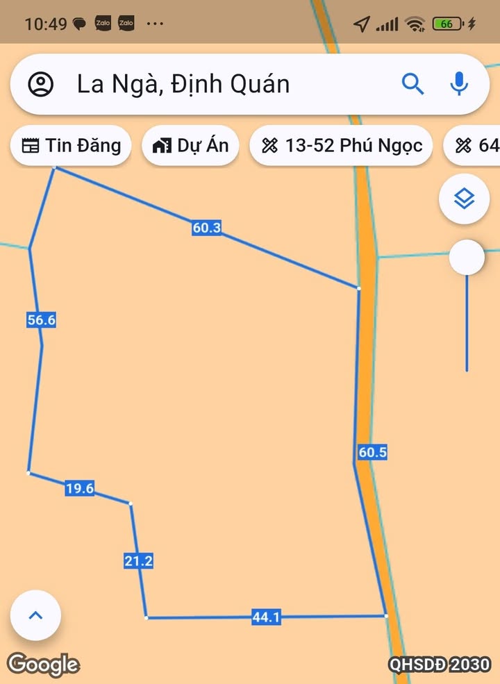 Đất trồng cây điều 10,800m² giá 750 triệu - Sổ riêng chính chủ tại La Ngà, Định Quán