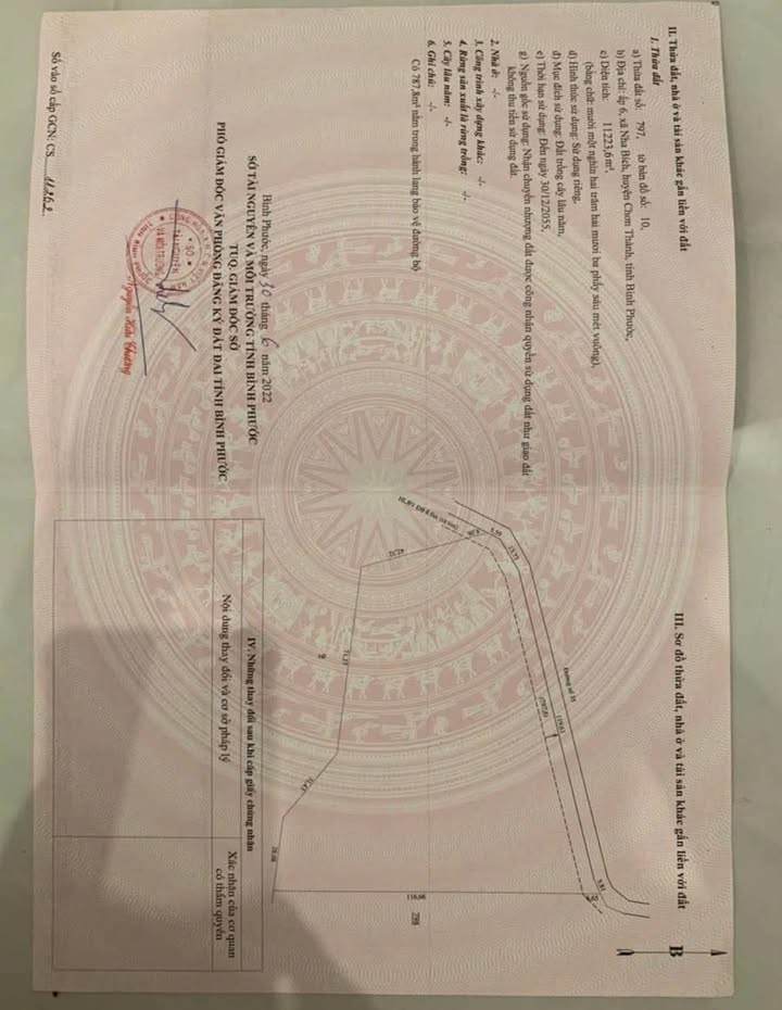 Đất nền Chơn Thành 13000m² giá 4 tỷ - View sông Bé tuyệt đẹp!