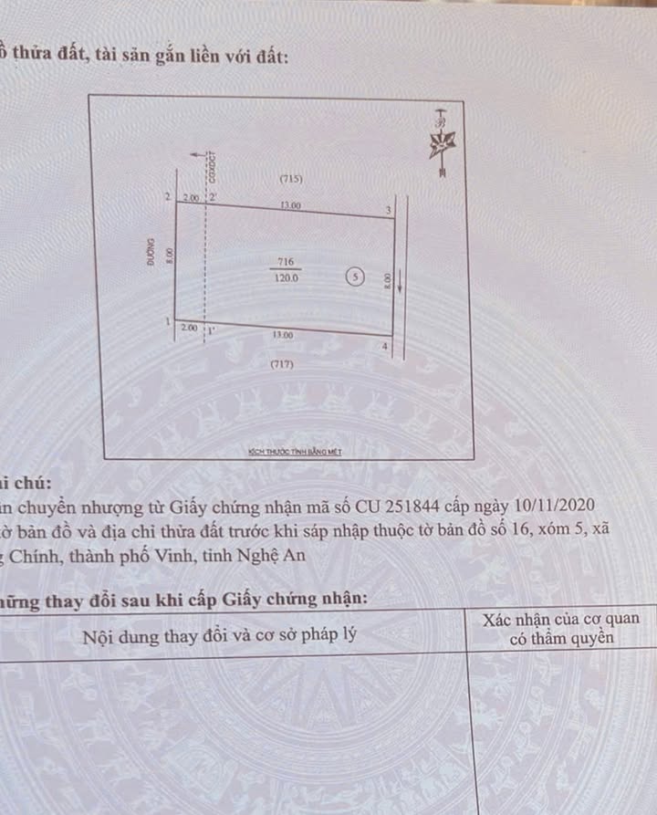 Đất nền khu phố 5, phường Hưng Chính, TP Vinh 120m² giá 4 tỷ - Đầu tư sinh lời ngay!