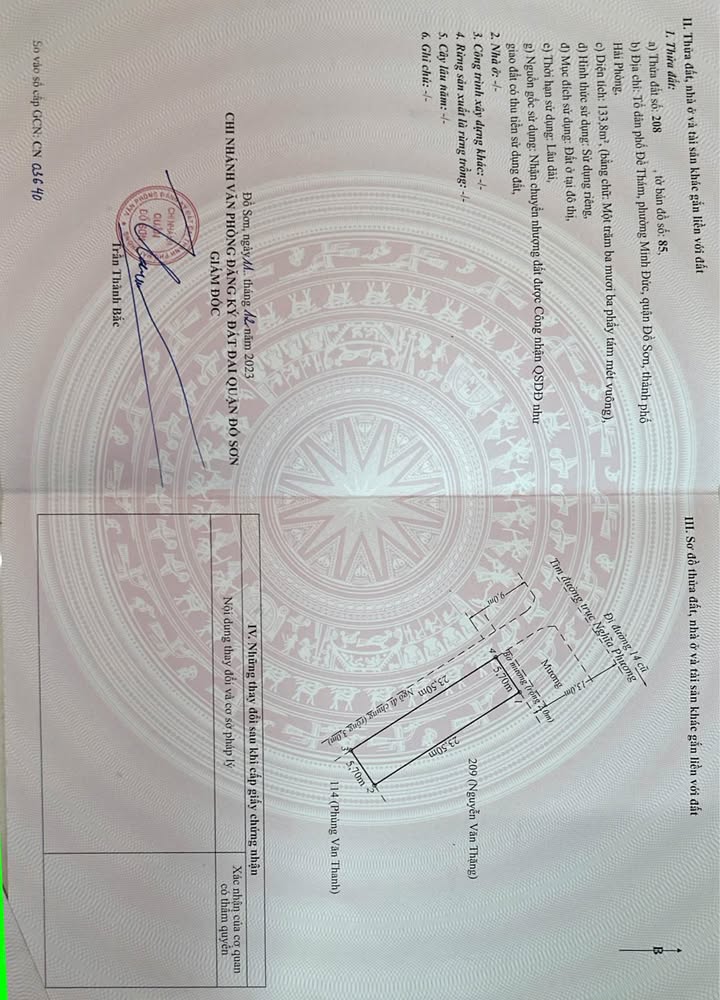 Đất mặt đường Nghĩa Phương, Đồ Sơn 134m² giá 2.948 tỷ - Đầu tư sinh lời ngay!