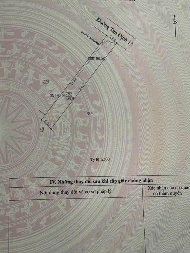 Đất nền Tân Định Bắc Tân Uyên 312m² giá chỉ 1.55 tỷ - Cơ hội đầu tư hấp dẫn!