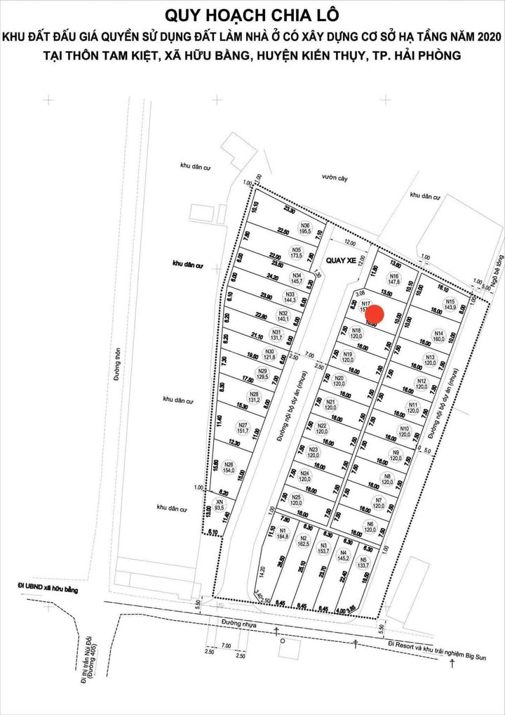 Đất nền Hữu Bằng, Kiến Thụy 157,7m² giá 3 tỷ - Đầu tư sinh lời ngay!