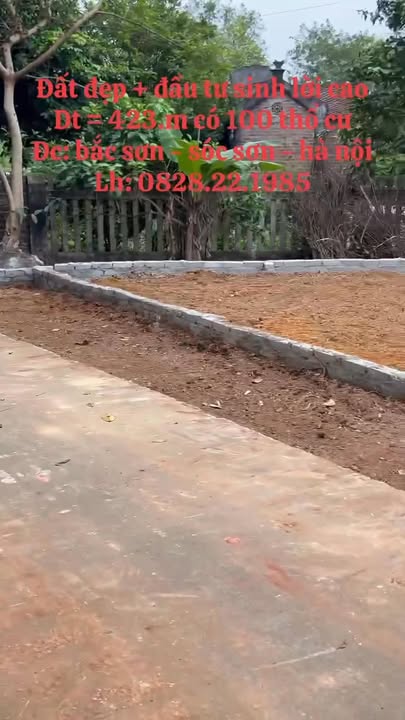 Đất nền Phúc Xuân, Sóc Sơn, 423m² - Đầu tư sinh lời tuyệt vời!