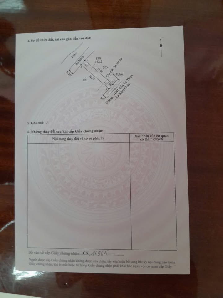 Đất thổ cư Tân Lân, Cần Đước 162m² giá 810 triệu - Nằm ngay đường xe hơi!