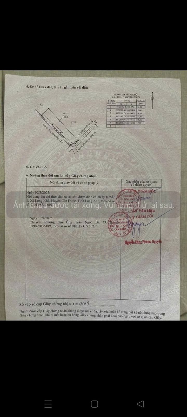 Đất nền 2 mặt tiền xã Long Khê 186m² giá 989 triệu - Cơ hội đầu tư hấp dẫn!