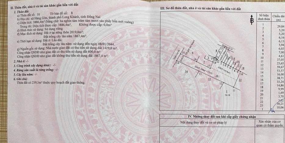 Nhà nghỉ mặt tiền QL56 phường Hàng Gòn 3886m² - Cơ hội đầu tư hấp dẫn!