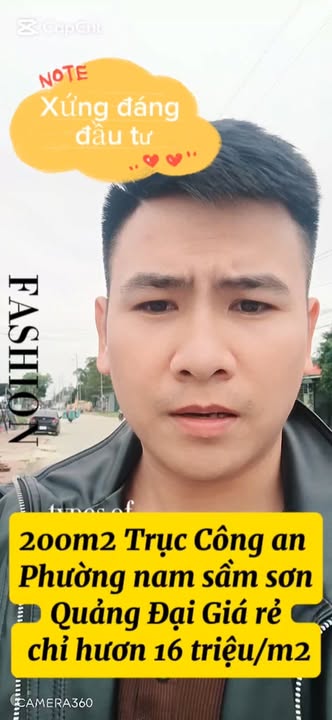 Lô đất chính chủ 200m² mặt đường Quảng Đại, Nam Sầm Sơn - Giá thỏa thuận quá hời!