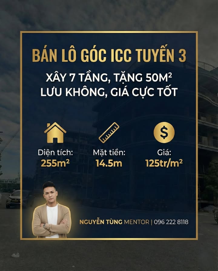 Đất vàng ICC Hải Phòng 255m² giá 31.9 tỷ - Cơ hội đầu tư hiếm có!