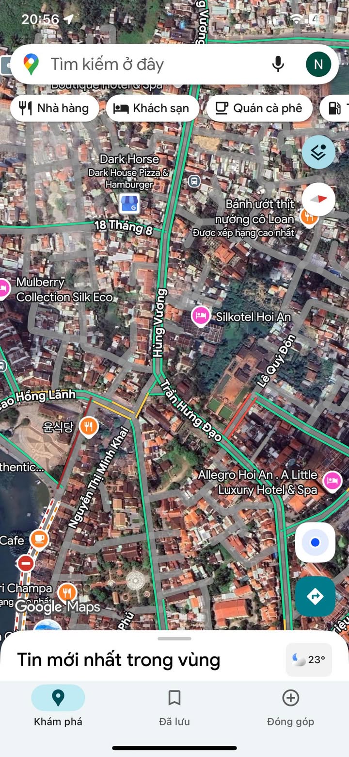 Bán FrontHouse 122m² mặt tiền đường Hùng Vương, Hội An - Vị trí vàng cho kinh doanh!