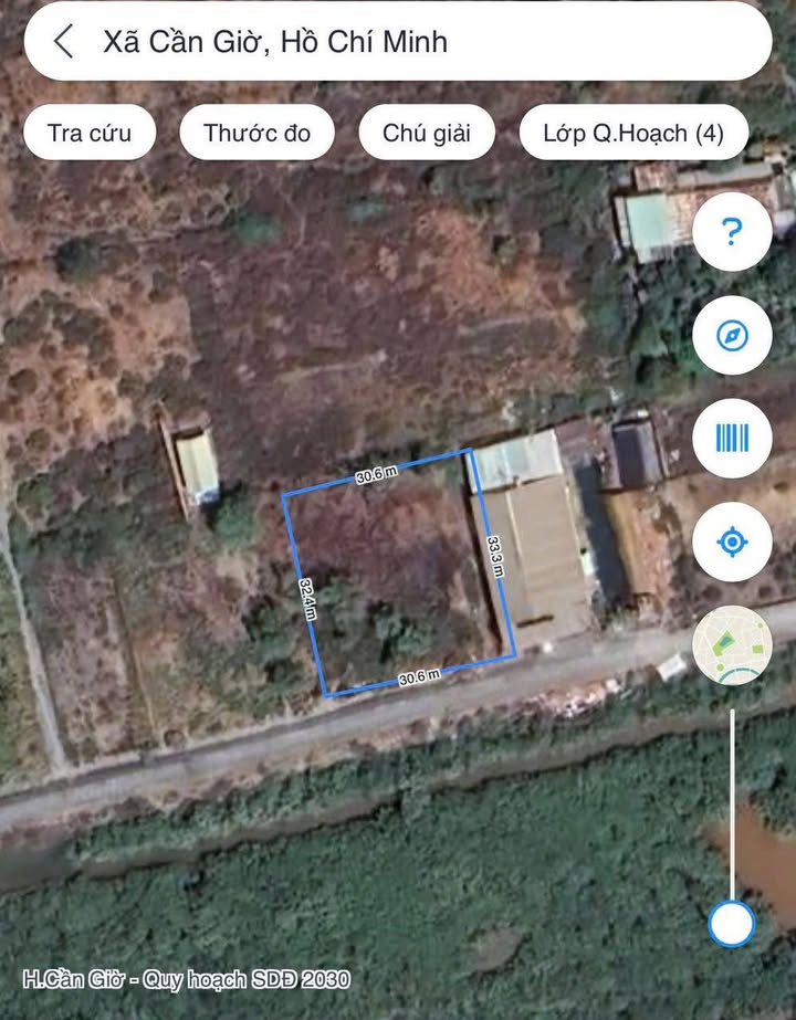 Đất mặt tiền Lương Văn Nho, Cần Giờ 1000m² giá 30 tỷ - Đầu tư lý tưởng!