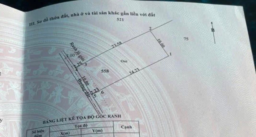Đất thổ cư Củ Chi 261m² giá 3.6 tỷ - Sổ hồng riêng, khu dân cư ổn định!