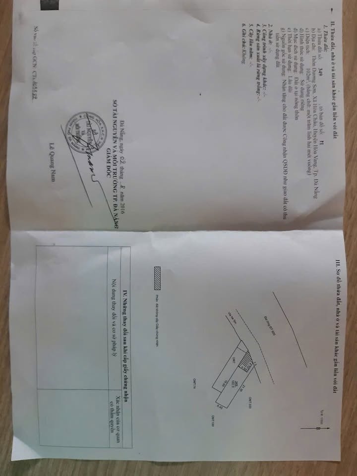 Đất mặt tiền ĐT605 Hòa Tiến 102m² giá 4.8 tỷ - Cơ hội đầu tư hấp dẫn!